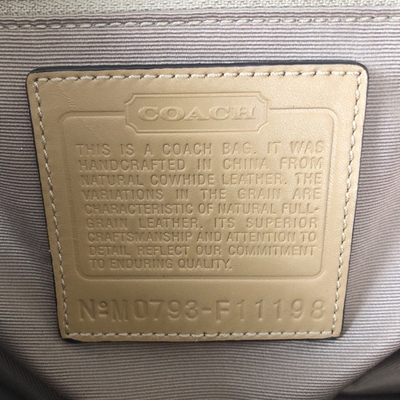 Coach Hampton Satchel Purse - Picture 4 of 4